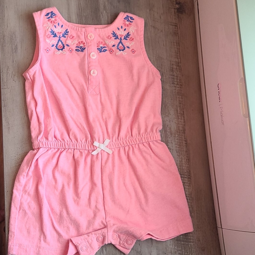 Pink Romper (size 6 months)